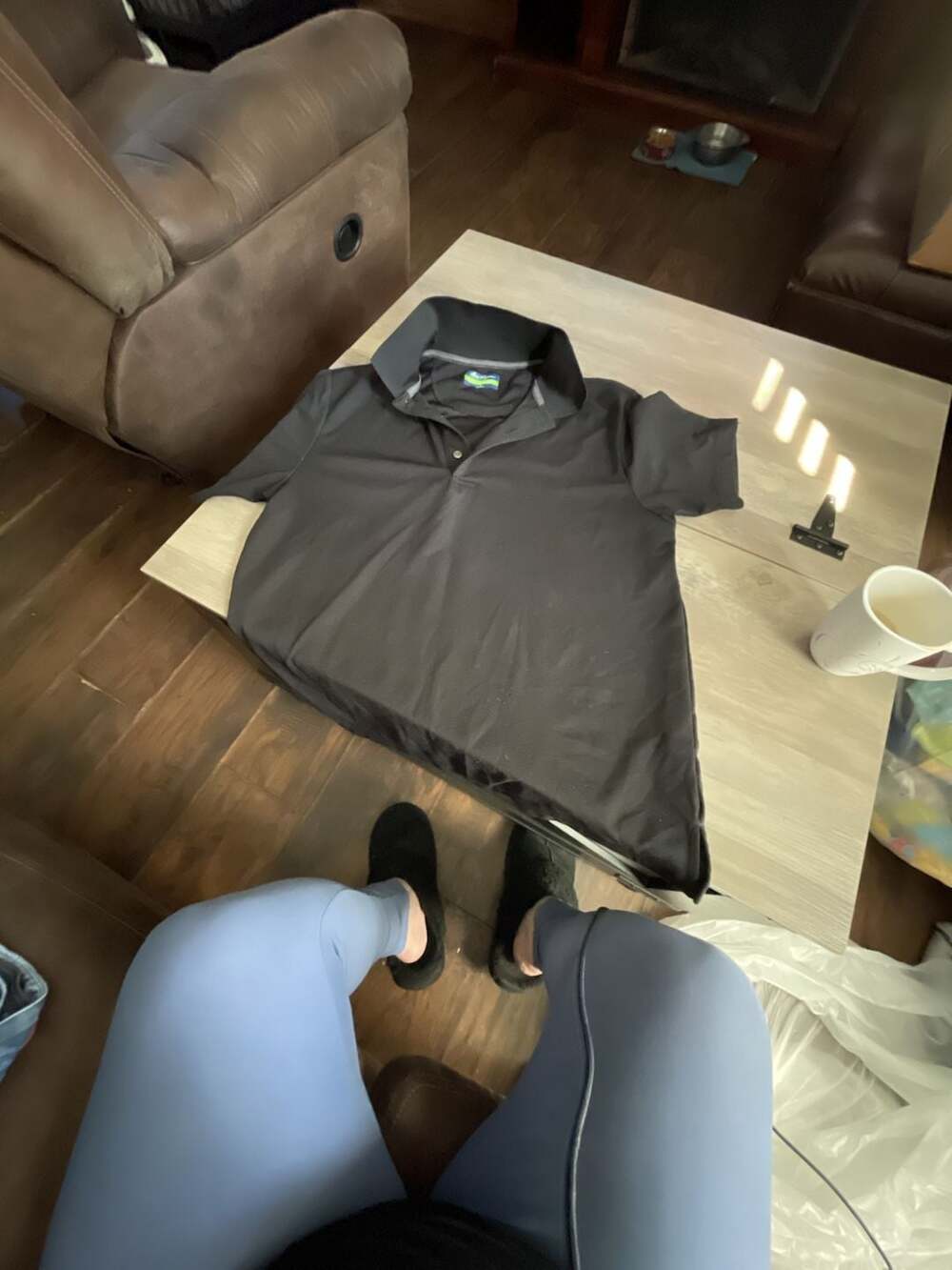 Ben Hogan Performance Golf Polo Shirt Size M Black